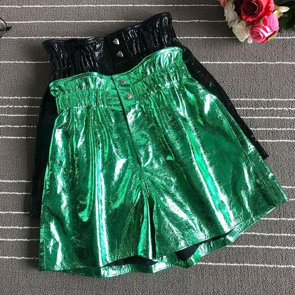 2021 spring autumn sheepskin leather shorts chic women's real leather high-waist wide-leg short trousers a5961, White;black
2021 spring autumn sheepskin leather shorts chic women's real leather high-waist wide-leg short trousers a5961, White;black