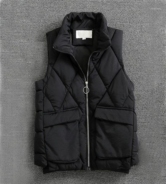 women's vests women sleeveless autumn winter coat pockets jacket zipper vest female slim warm waistcoat basic outwear1, Black;white
women's vests women sleeveless autumn winter coat pockets jacket zipper vest female slim warm waistcoat basic outwear1, Black;white