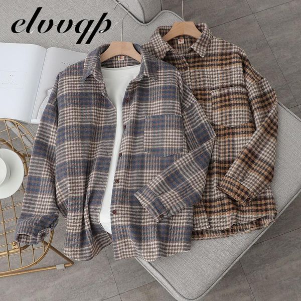 casual spring autumn women plaid blouse button long sleeve female shirts loose street pockets jacket ladies fashion elegant, White
casual spring autumn women plaid blouse button long sleeve female shirts loose street pockets jacket ladies fashion elegant, White