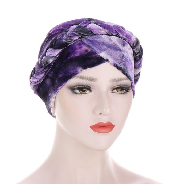 braid turban hats for women - pre-tied velvet twist caps, chemo beanies headwrap for cancer,great for sister,wife and daily use, Blue;gray
braid turban hats for women - pre-tied velvet twist caps, chemo beanies headwrap for cancer,great for sister,wife and daily use, Blue;gray