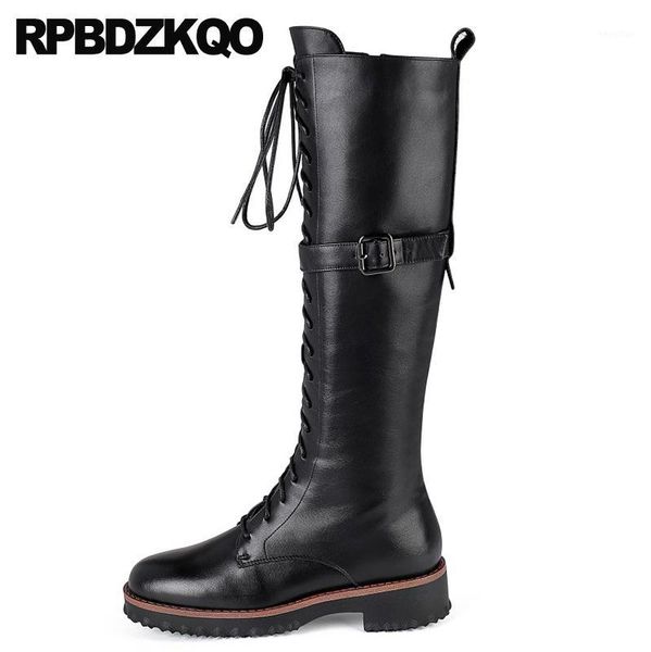 round toe lace up chunky shoes knee high brand women winter boots genuine leather long 10 9 big size block casual tall black1, Black
round toe lace up chunky shoes knee high brand women winter boots genuine leather long 10 9 big size block casual tall black1, Black