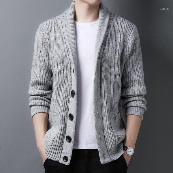 2021 new autumn winter men's warm wool knitted sweaters male v-neck clothing casual knitwear plus size 4xl cardigan coats s131, White;black
2021 new autumn winter men's warm wool knitted sweaters male v-neck clothing casual knitwear plus size 4xl cardigan coats s131, White;black