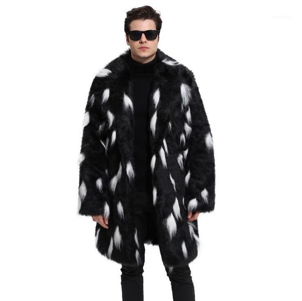 men's fur & faux autumn and winter men's large size loose coat imitation hair fashion long thick warm suit collar1, Black
men's fur & faux autumn and winter men's large size loose coat imitation hair fashion long thick warm suit collar1, Black