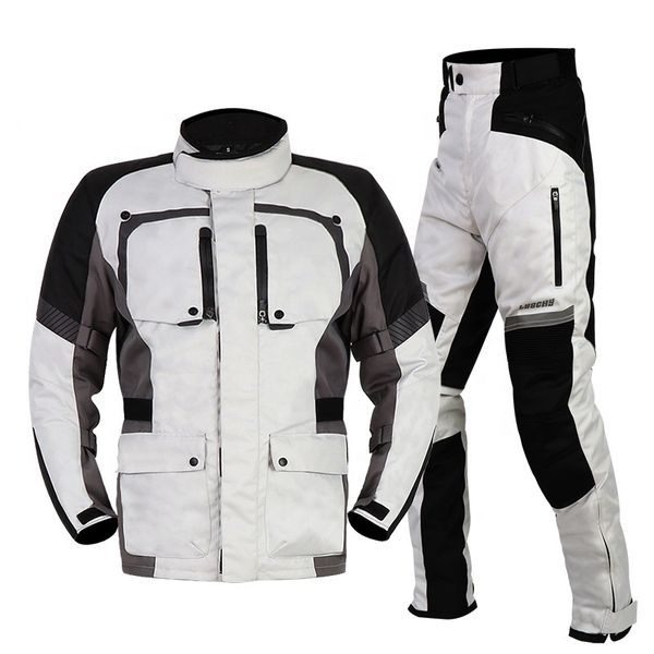 all seasons windproof motorcycle jacket mens and pants motorbike touring clothing, Black
all seasons windproof motorcycle jacket mens and pants motorbike touring clothing, Black