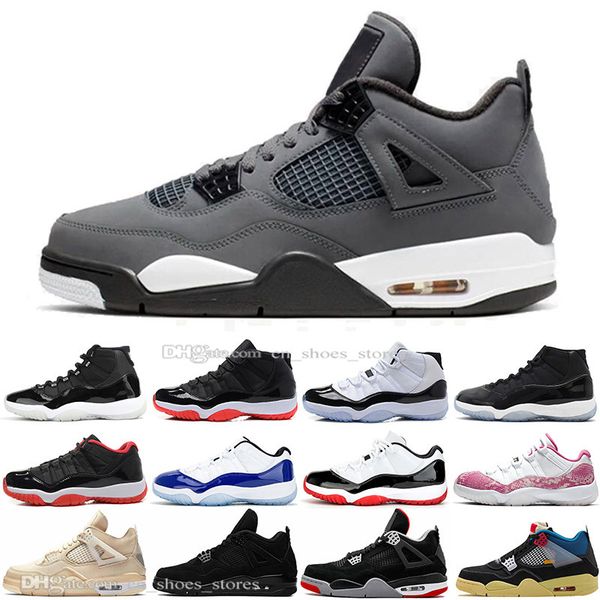 new 11 11s 25th anniversary bred 4 4s sail black cat what the cool grey basketball shoes concord space jam men sports sneakers
new 11 11s 25th anniversary bred 4 4s sail black cat what the cool grey basketball shoes concord space jam men sports sneakers