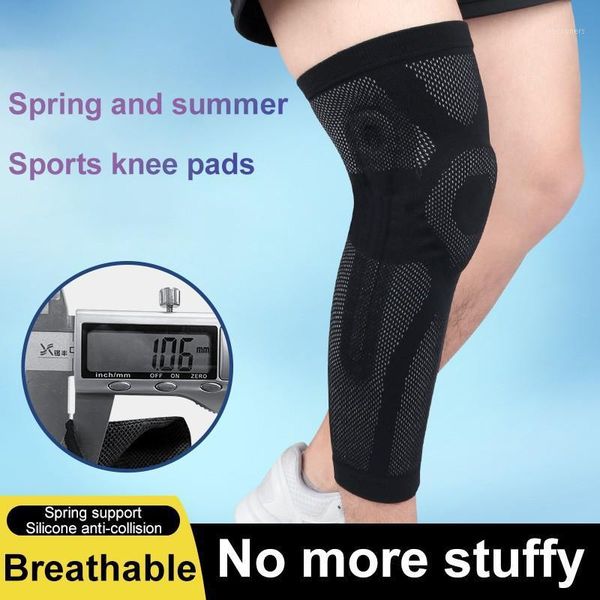 elbow & knee pads 1pc long pad sleeve anti-slip breathable knitted leg support protector outdoor gym cycling basketball fitness sleeves1, Black;gray
elbow & knee pads 1pc long pad sleeve anti-slip breathable knitted leg support protector outdoor gym cycling basketball fitness sleeves1, Black;gray