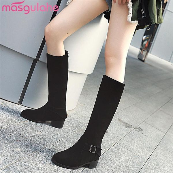 masgulahe plus size 34-43 new cow suede leather women boots square heel knee high boots square heel ladies1, Black
masgulahe plus size 34-43 new cow suede leather women boots square heel knee high boots square heel ladies1, Black