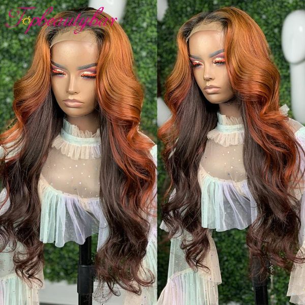 ginger highlight orange 13x6 lace front human hair wigs pre plucked brazilian remy hair lace frontal wigs ombre wavy 180%, Black;brown
ginger highlight orange 13x6 lace front human hair wigs pre plucked brazilian remy hair lace frontal wigs ombre wavy 180%, Black;brown