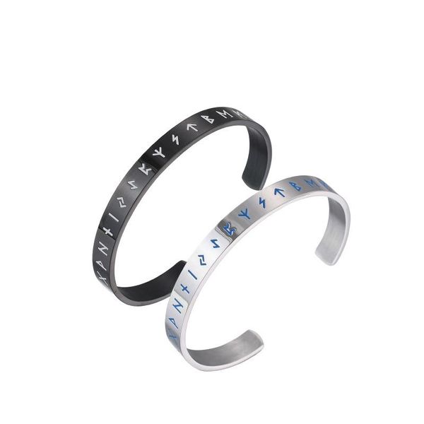 bangle 8mm simple viking rune stainless steel cuff bangles norse gents bracelets for men mesmerizing jewelry, Black
bangle 8mm simple viking rune stainless steel cuff bangles norse gents bracelets for men mesmerizing jewelry, Black