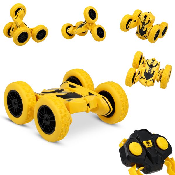 1/28 RC Stunt Car High Speed Tumbling Crawler Vehicle 360 Degree Flips Double Sided Rotating Tumbling RC Car
1/28 RC Stunt Car High Speed Tumbling Crawler Vehicle 360 Degree Flips Double Sided Rotating Tumbling RC Car