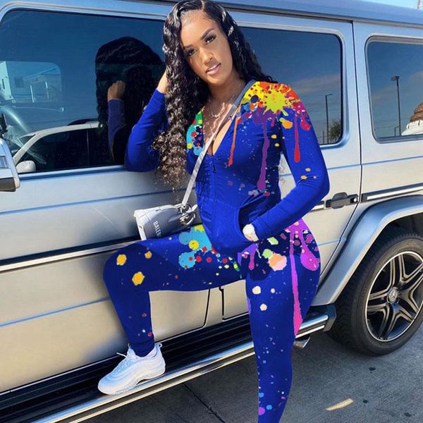 2020 women's inkjet printed pocket loose two-piece suit, Gray
2020 women's inkjet printed pocket loose two-piece suit, Gray