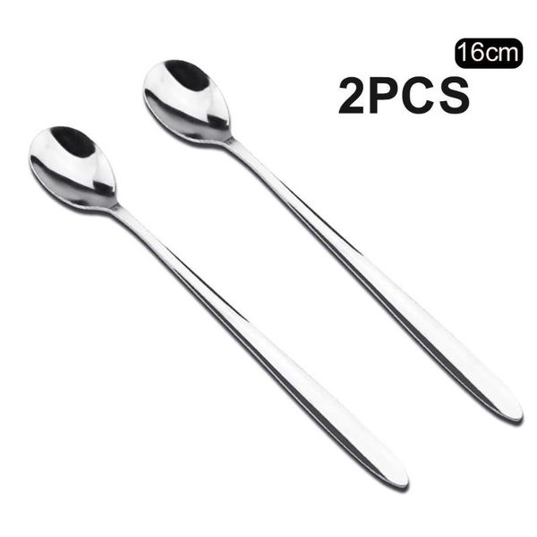 2pcs long handle stainless steel coffee spoons ice cream scoop cutlery set kitchen flatware tools sharp ice spoons new
2pcs long handle stainless steel coffee spoons ice cream scoop cutlery set kitchen flatware tools sharp ice spoons new