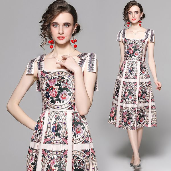 cute suspender casual floral dress summer 2022 designer runway women fashion printed beach party vest dress sleeveless beautiful flower dres, Black;gray
cute suspender casual floral dress summer 2022 designer runway women fashion printed beach party vest dress sleeveless beautiful flower dres, Black;gray