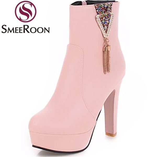 boots smeeroon 2021 arrive crystal ankle for women warm winter office high heels ladies shoes platform, Black
boots smeeroon 2021 arrive crystal ankle for women warm winter office high heels ladies shoes platform, Black