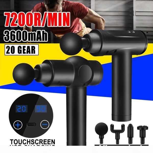 7200rpm lcd screen massage gun 20 gears muscle massager muscle management exercising body relaxation shaping pain relief
7200rpm lcd screen massage gun 20 gears muscle massager muscle management exercising body relaxation shaping pain relief