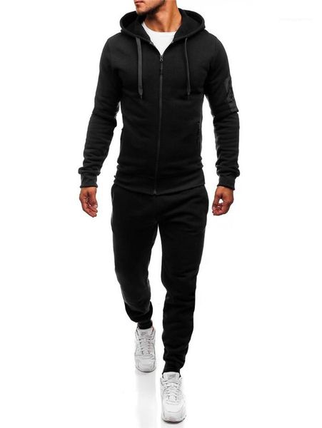 tracksuits long sleeve hooded zipper cardigan coats and casual sweatpants solid color slim men two piece sets mens autumn winter, Gray
tracksuits long sleeve hooded zipper cardigan coats and casual sweatpants solid color slim men two piece sets mens autumn winter, Gray