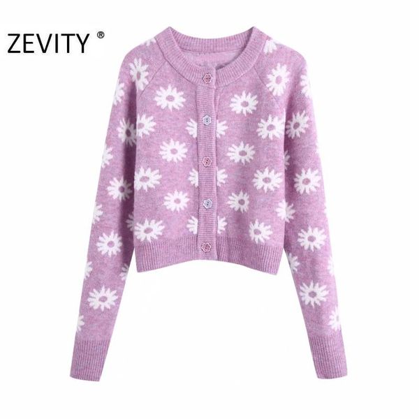women's knits & tees zevity women sweet flower print breasted cardigan knitting sweater femme chic basic o neck long sleeve casual slim, White
women's knits & tees zevity women sweet flower print breasted cardigan knitting sweater femme chic basic o neck long sleeve casual slim, White