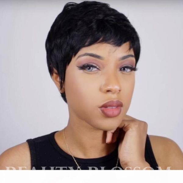 2019 new haircut lace front guleless full lace wigs brazilian human hair wigs very short hair wigs for black women, Black;brown
2019 new haircut lace front guleless full lace wigs brazilian human hair wigs very short hair wigs for black women, Black;brown