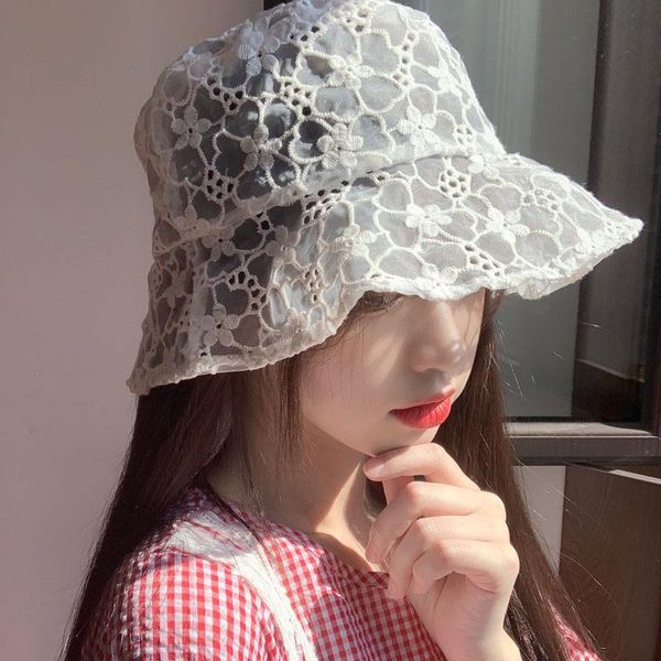 summer fairy flower bud silk fisherman female small pure and fresh and thin barrel cap with hollow out sun hat bucket hats, Blue;gray
summer fairy flower bud silk fisherman female small pure and fresh and thin barrel cap with hollow out sun hat bucket hats, Blue;gray