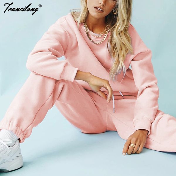 conjunto lounge wear 2 piece set sports pullovers tracksuit women oversize sweatshirt suit casual solid sweatpants fall 2020 c1103, Gray
conjunto lounge wear 2 piece set sports pullovers tracksuit women oversize sweatshirt suit casual solid sweatpants fall 2020 c1103, Gray