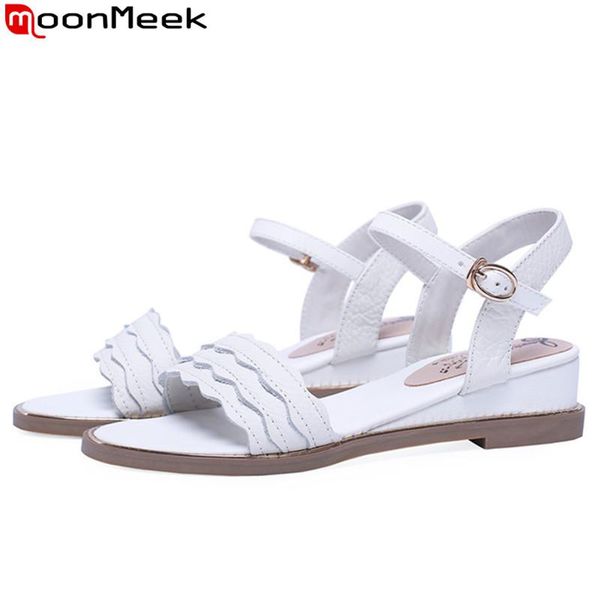 moonmeek big size 34-43 summer new shoes woman buckle casual genuine leather shoes women low heels sandals women 2020, Black
moonmeek big size 34-43 summer new shoes woman buckle casual genuine leather shoes women low heels sandals women 2020, Black