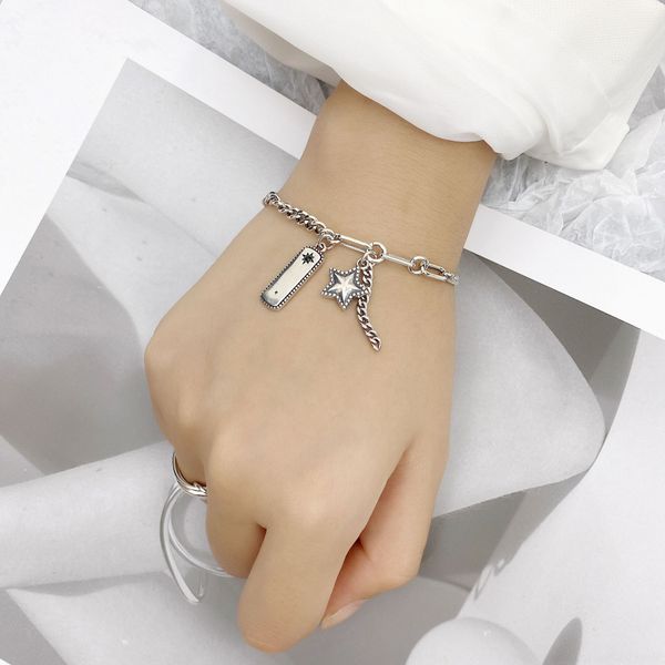 xsd3s students sterling silver 925 bracelet female bracelet star simple hangtag braceletnational braceletins minority design handmade girlfr, Golden;silver
xsd3s students sterling silver 925 bracelet female bracelet star simple hangtag braceletnational braceletins minority design handmade girlfr, Golden;silver