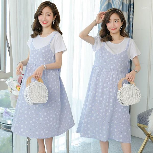 maternity dresses 2038# dress summer o neck floral cotton short sleeve loose stylish for pregnant women mom1, White
maternity dresses 2038# dress summer o neck floral cotton short sleeve loose stylish for pregnant women mom1, White