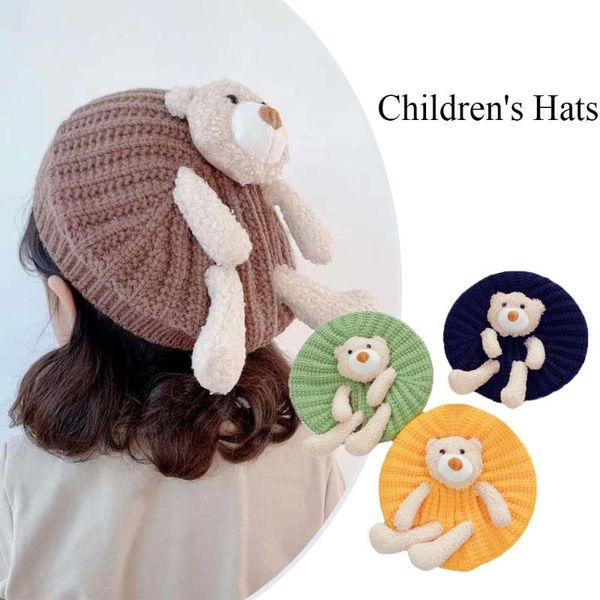 children's knitted hat cute bear autumn winter boys girls warm thick cartoon hats, Blue;gray
children's knitted hat cute bear autumn winter boys girls warm thick cartoon hats, Blue;gray
