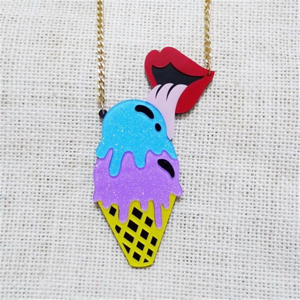 cute full shiny handmade women chain necklaces um colar acrylic ornament icecream shaped pendant feminino statement necklace, Silver
cute full shiny handmade women chain necklaces um colar acrylic ornament icecream shaped pendant feminino statement necklace, Silver
