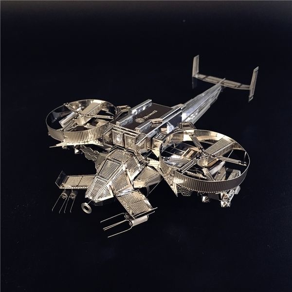 Mmz Model Microworld 3d Metal Puzzle Avatar Scorpion Helicopter Model Diy Laser Cutting Jigsaw Puzzle Toys For Y200421