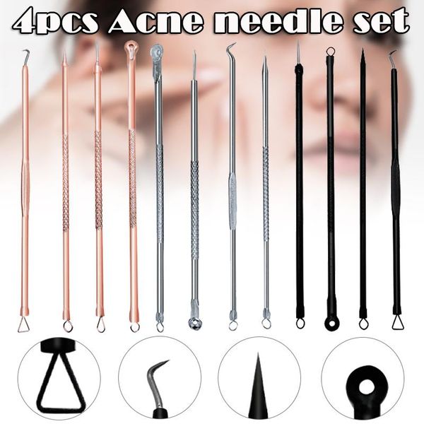 eyebrow tools & stencils 4pcs blackhead acne pimple remover needle comedone blemish tool face skin care hjl2021
eyebrow tools & stencils 4pcs blackhead acne pimple remover needle comedone blemish tool face skin care hjl2021