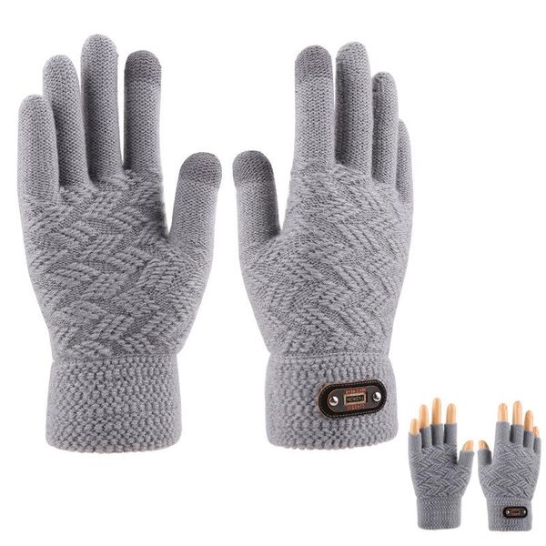 five fingers gloves knitted touch screen winter men' finger korean style student velvet thickened warm half, Blue;gray
five fingers gloves knitted touch screen winter men' finger korean style student velvet thickened warm half, Blue;gray