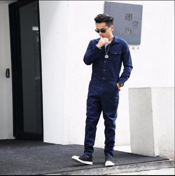 new fashion men 's korean casual trousers vintage tooling jumpsuit bodysuit solid color suspenders casual trousers costumes1, Black
new fashion men 's korean casual trousers vintage tooling jumpsuit bodysuit solid color suspenders casual trousers costumes1, Black