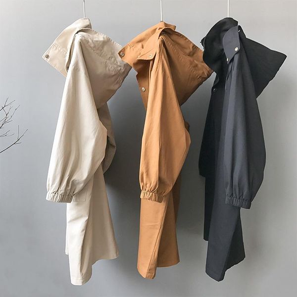 plus size korean style womens trench coat 2020 hooded for women casual trench jacket long sleeve long coat khaki duster, Tan;black
plus size korean style womens trench coat 2020 hooded for women casual trench jacket long sleeve long coat khaki duster, Tan;black
