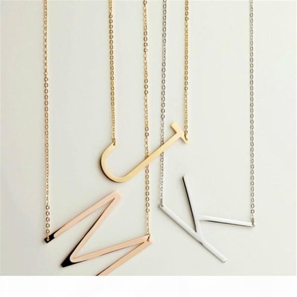 large initial necklace oversized letter alphabet personalized sideways initial oversize letter bachelor winter games love sweetheart, Silver
large initial necklace oversized letter alphabet personalized sideways initial oversize letter bachelor winter games love sweetheart, Silver