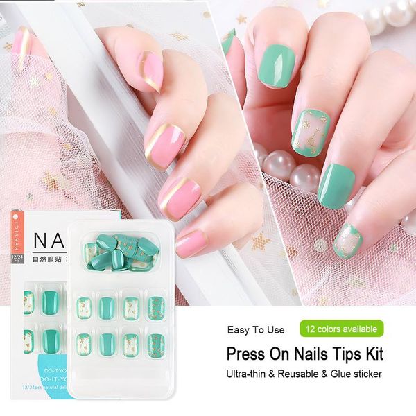 24pcs press on nails with tool kit small spot heart glitter false press on nails tips reusable full cover fake french 2020, Red;gold
24pcs press on nails with tool kit small spot heart glitter false press on nails tips reusable full cover fake french 2020, Red;gold