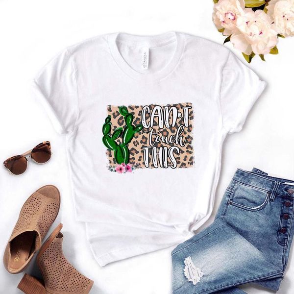 cant touch this cactus leopard print women tshirt cotton casual funny t shirt gift for lady yong girl tee drop ship pm-8, White
cant touch this cactus leopard print women tshirt cotton casual funny t shirt gift for lady yong girl tee drop ship pm-8, White