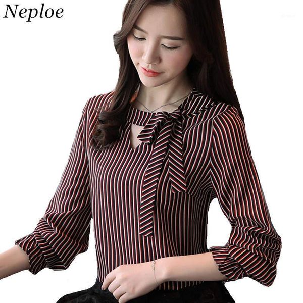 neploe stripe blouse woman chiffon shirt 2018 long sleeve o-neck bow tie design blusas woman office wear shirts 349721, White
neploe stripe blouse woman chiffon shirt 2018 long sleeve o-neck bow tie design blusas woman office wear shirts 349721, White