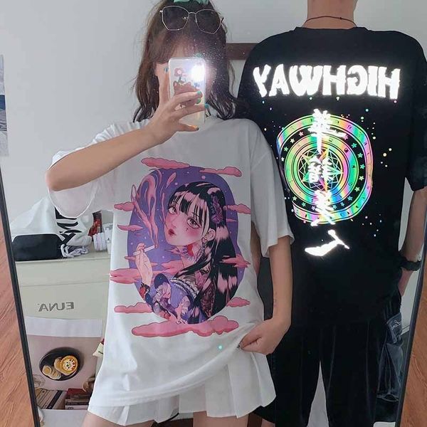 kbk6r tiktok the same chinese beauty t-shirt cartoon dresst-shirt dress dress print jacket loose round neck lad half sleeves reflective effe, White
kbk6r tiktok the same chinese beauty t-shirt cartoon dresst-shirt dress dress print jacket loose round neck lad half sleeves reflective effe, White