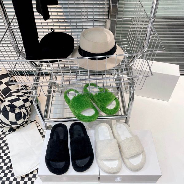 hairy slippers women's sandals 2022 new lamb wool thick bottom word slippers casual non-slip flat outer wear, Black
hairy slippers women's sandals 2022 new lamb wool thick bottom word slippers casual non-slip flat outer wear, Black