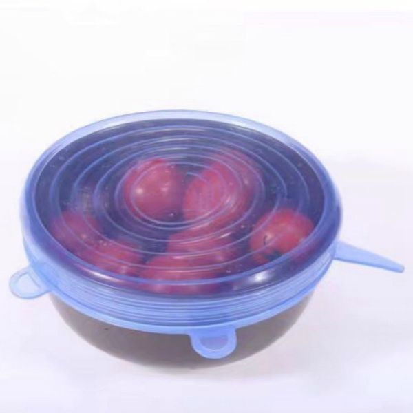 6 pcs/set reusable silicone stretch lids universal lid bowl pot lid silicone cover kitchen cooking food fresh bowl cover vtky2102
6 pcs/set reusable silicone stretch lids universal lid bowl pot lid silicone cover kitchen cooking food fresh bowl cover vtky2102