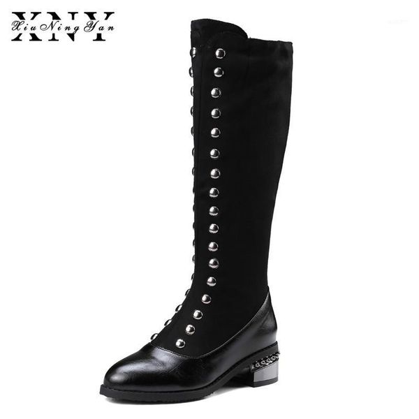 boots xiuningyan british style 2021 fashion pointed toe knee high woman zipper black women winter rivets size 32-481
boots xiuningyan british style 2021 fashion pointed toe knee high woman zipper black women winter rivets size 32-481