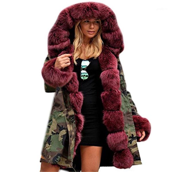 womens faux fur winter jacket parka hooded coat fishtail long sleeves overcoat new1, Black
womens faux fur winter jacket parka hooded coat fishtail long sleeves overcoat new1, Black