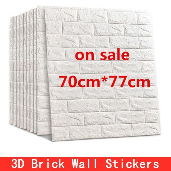 77*70cm 3d brick wall stickers diy self adhensive decor foam waterproof wall covering wallpaper for tv background kids living room
77*70cm 3d brick wall stickers diy self adhensive decor foam waterproof wall covering wallpaper for tv background kids living room