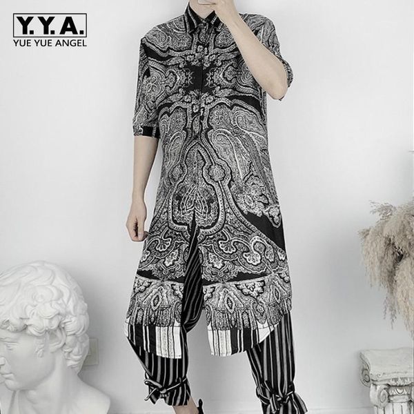 gothic personality printed mens vintage half sleeve shirts single breasted square collar casual loose male long sunscreen shirts1, White;black
gothic personality printed mens vintage half sleeve shirts single breasted square collar casual loose male long sunscreen shirts1, White;black