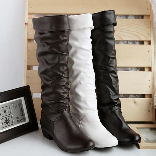 boots 2021 ins women pu leather knee high fashion classic flat ladies autumn winter shoes basic long 35-43, Black
boots 2021 ins women pu leather knee high fashion classic flat ladies autumn winter shoes basic long 35-43, Black