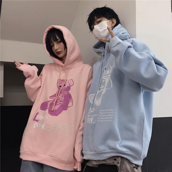 autumn winter coat sweet hooded print harajuku loose pocket hoodies womens fleece flannel female sweatshirt clothes album para, Black
autumn winter coat sweet hooded print harajuku loose pocket hoodies womens fleece flannel female sweatshirt clothes album para, Black