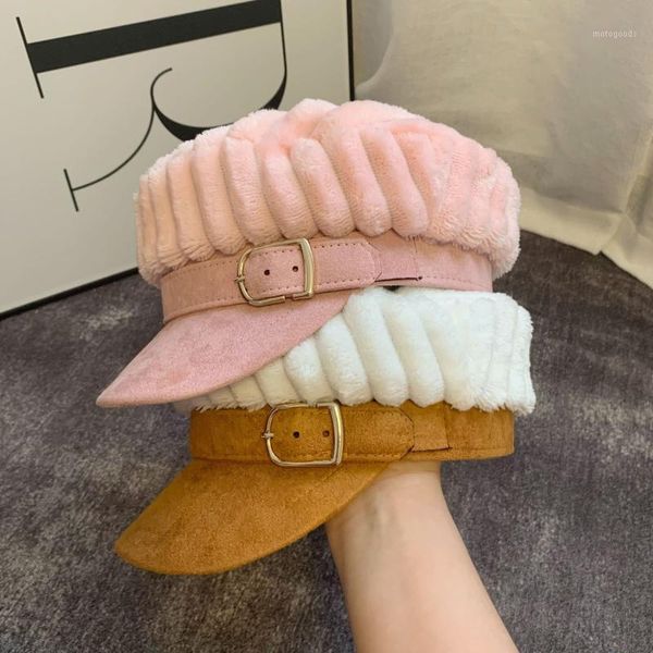 202009-yu762225622 winter fuzzy suede brim belt leisure lady octagonal hat women visors cap1, Blue;gray
202009-yu762225622 winter fuzzy suede brim belt leisure lady octagonal hat women visors cap1, Blue;gray