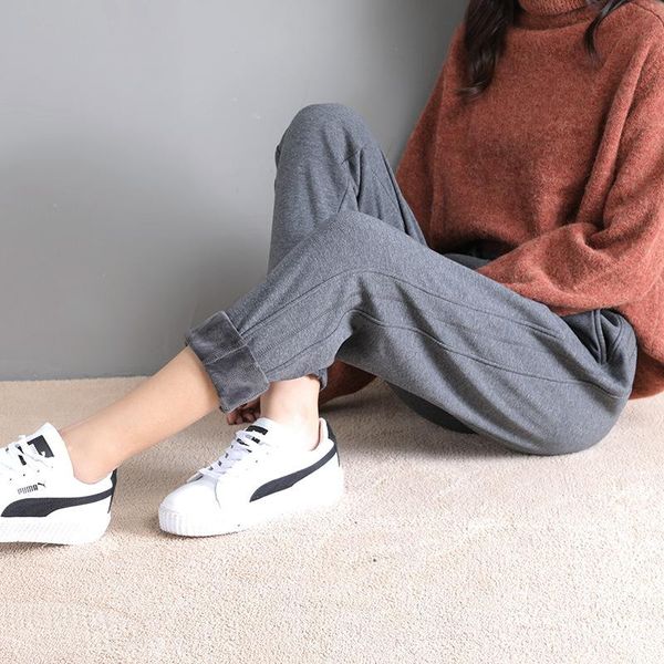 women's pants & capris 2021 autumn winter sports pant women casual large size high waist harem trousers plush thickened solid colour ve, Black;white
women's pants & capris 2021 autumn winter sports pant women casual large size high waist harem trousers plush thickened solid colour ve, Black;white