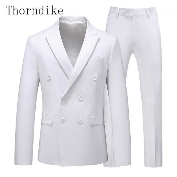 thorndike (jacket+pants) 2020 latest coat pants design double breasted men suit for bridegroom 6 pure color man tuxedo 2 pc1, White;black
thorndike (jacket+pants) 2020 latest coat pants design double breasted men suit for bridegroom 6 pure color man tuxedo 2 pc1, White;black